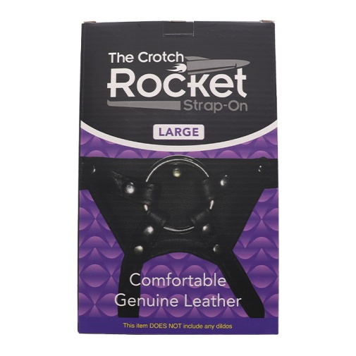 Locked in Lust - Crotch Rocket Strap-On L - Black photo