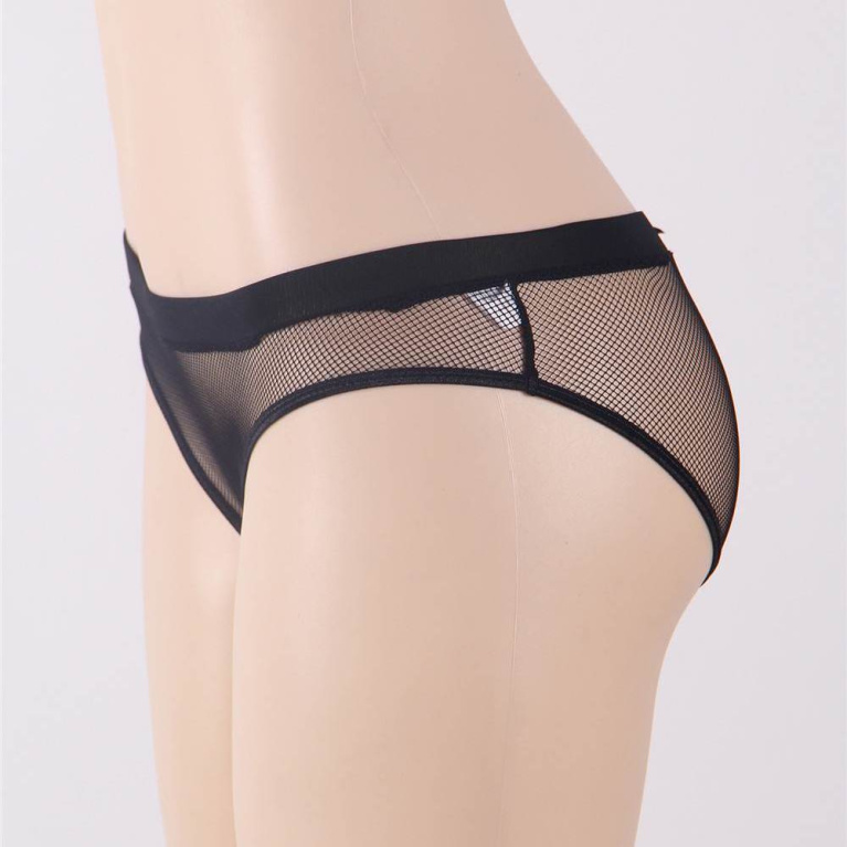 Ohyeah - Open Back Hipster Panties - Black - M photo