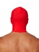Mister B - Lycra Hood Eyes & Mouth Open - Red photo-2