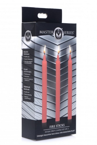 Master Series - Dark Drippers Candles - Red photo