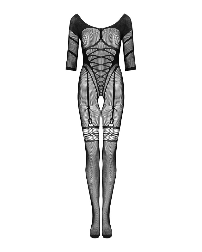 Obsessive - Bodystocking G329 - Black - S/M/L photo