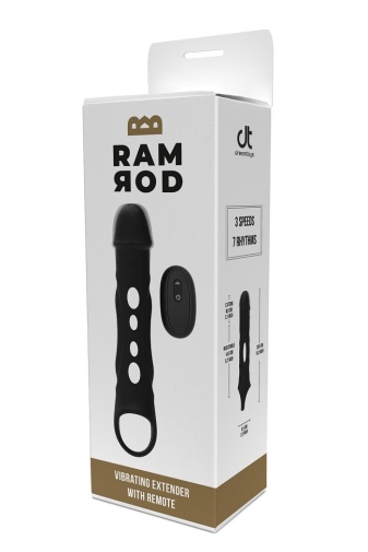 Dreamtoys - Ramrod Vibro Extender - Black photo