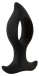 ANOS - Vibro Butt Plug w Hole - Black 照片-6