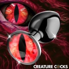 Creature Cocks - Sinister Eye Plug S - Red 照片