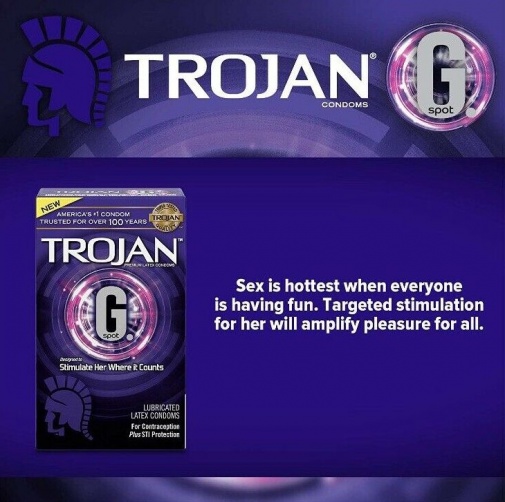 Trojan - G點刺激乳膠安全套 10片裝 照片