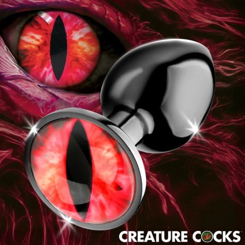 Creature Cocks - Sinister Eye Plug S - Red 照片