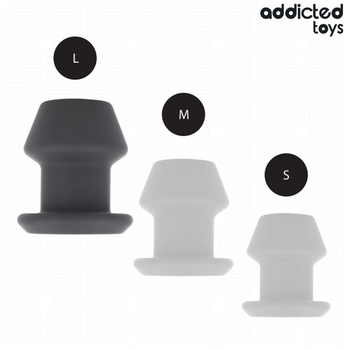 Addicted Toys - Extreme 空心后庭塞 大码 - 黑色 照片