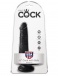 King Cock - 6″ Cock With Balls - Black photo-7