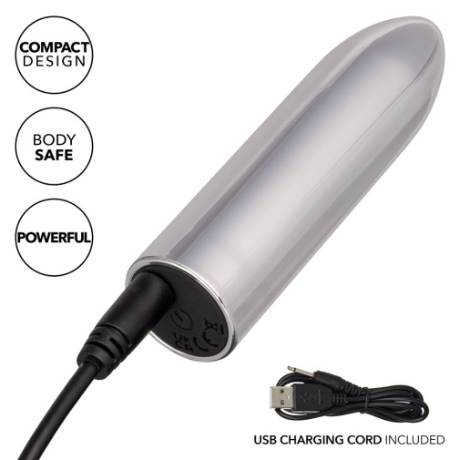 CEN - Turbo Buzz Classic Vibro Bullet - Silver photo