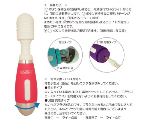 Xuanai - 8204 Denma Massager - Purple photo