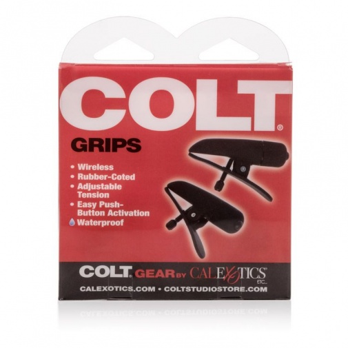 CEN - Colt 震動乳頭夾 - 黑色 照片