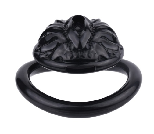 FAAK - Resin Pussy Chastity Cage - Black 照片