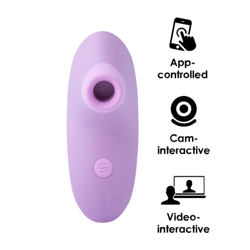 SVAKOM - Pulse Lite Neo Interactive Stimulator - Lavender photo