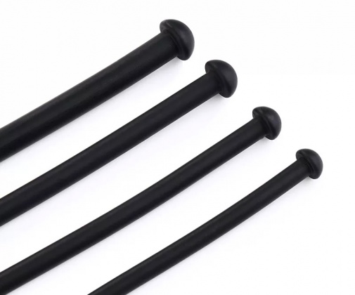 MT - Silicone Urethral Plug 7.5mm - Black photo