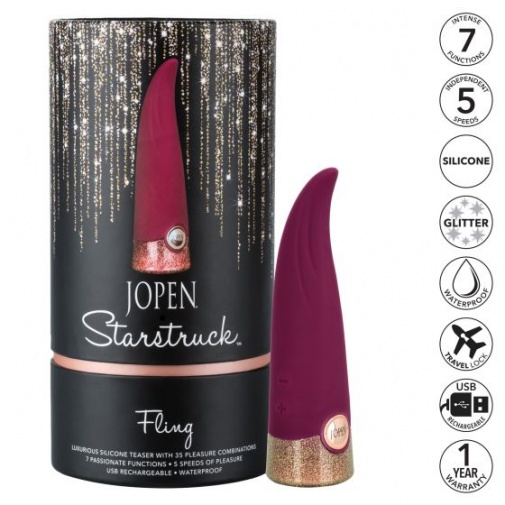 CEN - Jopen Starstruck Fling Vibrator - Purple photo