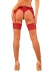 Obsessive - Lacelove Stockings - Red - M/L photo-2