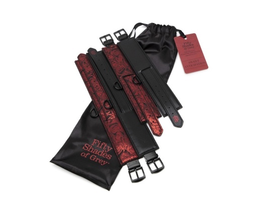 Fifty Shades of Grey - Sweet Anticipation Restraint Set - Red photo