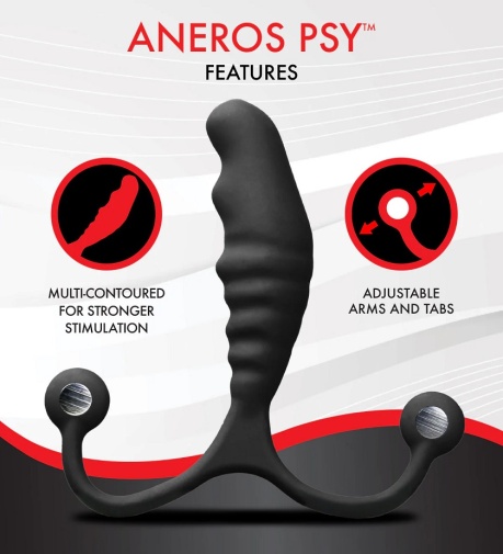 Aneros - Psy 蝴蝶形前列腺按摩器 - 黑色 照片