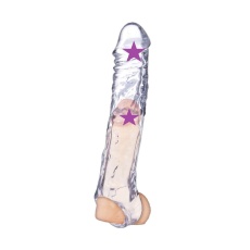 Nasstoys - 7.5" Magic Penis Extender w Ball Strap - Clear 照片