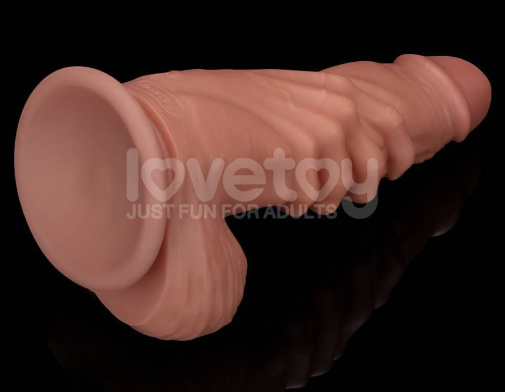 Lovetoy - 10" 握住阴茎大码 - 肉色 照片