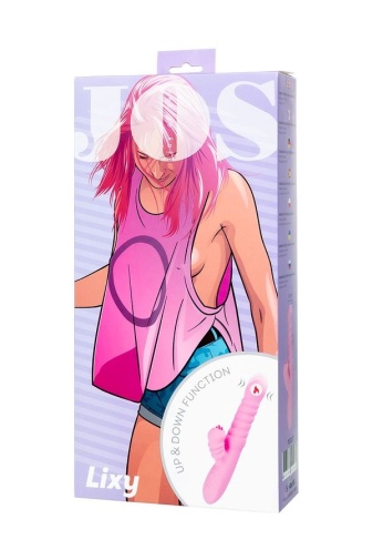 JOS - Lixy Up&Down Vibrator - Pink photo