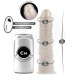 Cock Miller - 19.5cm Lighting Vibro Dildo - Pearl photo-8