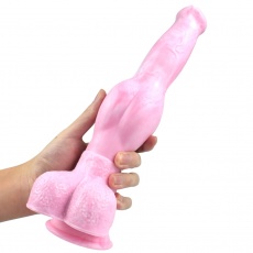 FAAK - Doberman Pinscher Dildo - Pink photo