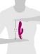 Featuring powerful dual motors and luxurious designer accent... CEN - Entice Marilyn Rabbit Vibrator - Raspberry photo-7