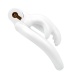 FAAK - Hand Shaped Resin Chastity Cage - White 照片-4