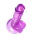 A-Toys - Celiam 弹性可弯曲仿真阳具 20.5cm - 紫色 照片-7