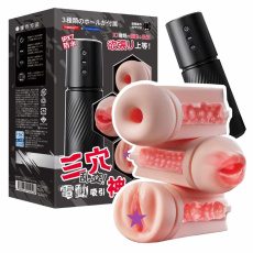 T-Best - 3 Hole Orgy APP Vibro Masturbator photo