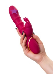 JOS - Tenty Rabbit Vibrator - Burgundy photo