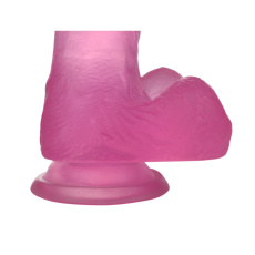 Lovetoy - 7" Jelly Realistic Dildo - Pink 照片