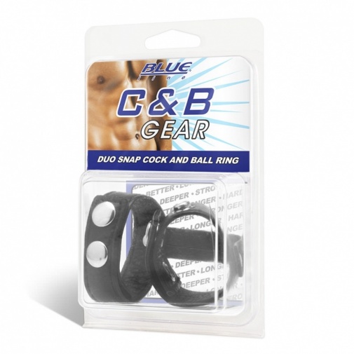 Blueline - Duo Snap Cock And Ball Ring photo