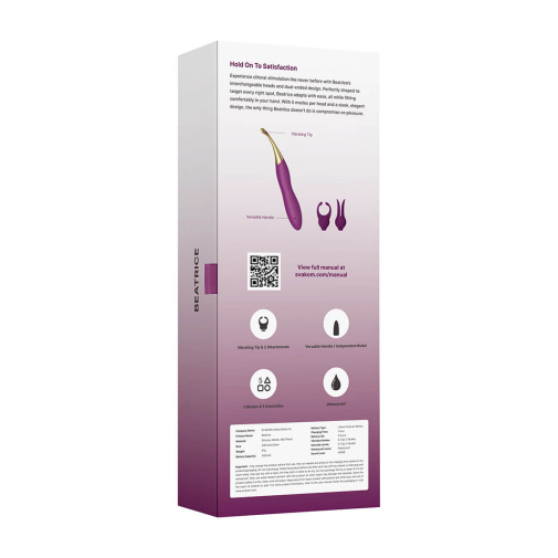 SVAKOM - Beatrice G-Spot Vibrator - Violet photo