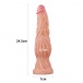 Lovetoy - 9.5" 特大码双层皮肤仿真阳具 - 肉色 照片-18