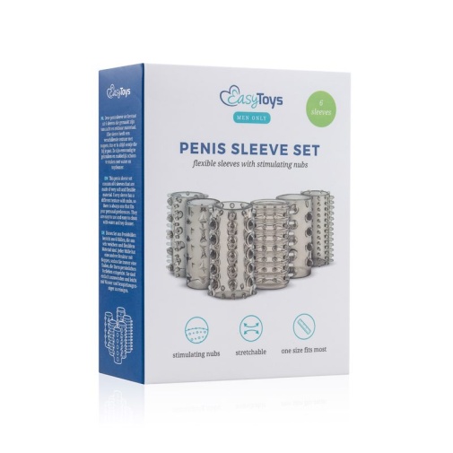 Easytoys - Penis Sleeve 6pcs Set photo