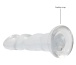 RealRock - 7" Wave Non-Realistic Dildo - Clear photo-3