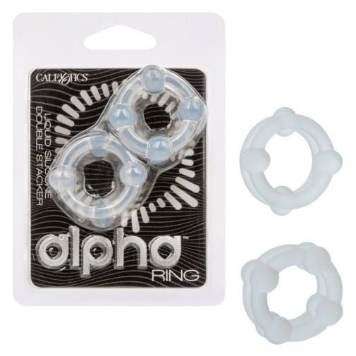 CEN - Alpha Double Stackers 2pcs Set - Liquid Clear 照片