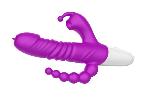 Secwell - Stella Triple Thruster Vibrator - Purple 照片