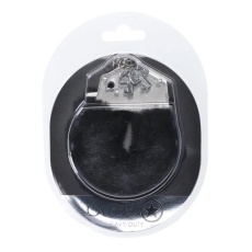 Ouch - Heavy-Duty Fluffy Hand Cuffs - Black photo