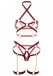 Leg Avenue - Lose Control Harness Set - Burgundy - S 照片-7