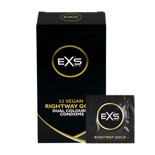 EXS - Vegan Rightway Gold Condoms 12's Pack 照片