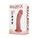 RealRock - 6" 震動弧形仿真假具 - 焦糖色 照片-7