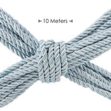 Ouch - Bondage Rope 10m - Powder Blue photo