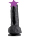 King Cock - Cock 7″ with Balls - Black photo-2