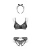 Obsessive - Naughty Maid Costume 3 pcs - Black - L/XL photo-7