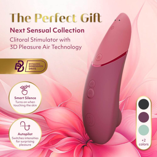 Womanizer - Next 3D Pleasure Air Stimulator - Dusky Pink photo