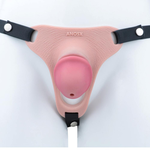 FAAK - Penis Cage w Belt - Black 照片