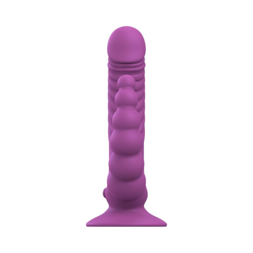 Teazers - Ribbed Double Vibrator - Purple photo